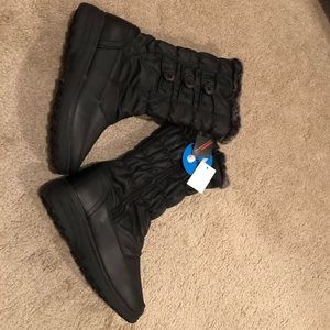 Black Waterproof Boots Womens Size 8